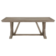 Load image into Gallery viewer, Ruston - Rectangular Dining Table With Trestle Design - Gray
