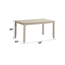 Load image into Gallery viewer, Ferris - 7 Piece Dining Set With Cross Back Chairs And Rectangular Table - Antique White
