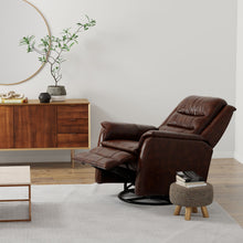 Load image into Gallery viewer, Swivel Recliner With Manual Adjustable Footrest
