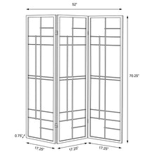 Load image into Gallery viewer, Colby - 3-Panel Folding Floor Screen - Brown / White
