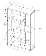 Load image into Gallery viewer, Bookshelf, Bookcase, Etagere, 5 Tier, Office, Glossy Contemporary &amp; Modern - White
