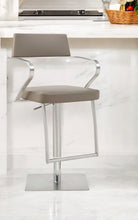 Load image into Gallery viewer, Stainless Steel Bar Chair - Taupe / Silver
