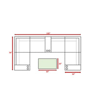 Load image into Gallery viewer, Wicker Outdoor Sectional With Weather Resistant Cushions And Table
