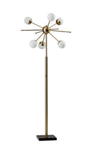 Load image into Gallery viewer, Six Light Novelty Floor Lamp - Brass
