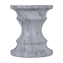Load image into Gallery viewer, Geometric Round Outdoor End Table - Marble
