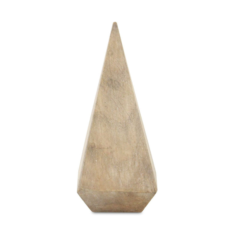 Pyramid Decorative Sculpture (635608) - Natural