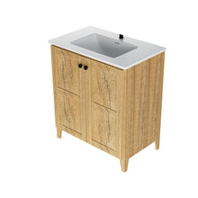 Load image into Gallery viewer, Folding Floor Cabinet With Ceramic Sink, Space Saving
