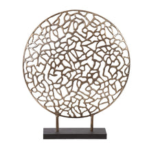 Load image into Gallery viewer, Abstract Sculpture - Bronze / Black / Coral

