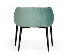 Load image into Gallery viewer, Upholstered Fabric Dining Arm Chair - Light Green
