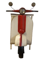 Load image into Gallery viewer, Rustic Scooter Cabinet - Red / White

