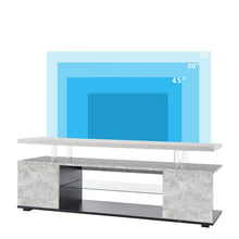 Load image into Gallery viewer, TV Stant With LED And Large Side Cabinet
