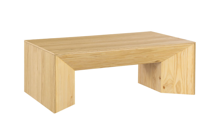 Wood Sled Coffee Table - Oak