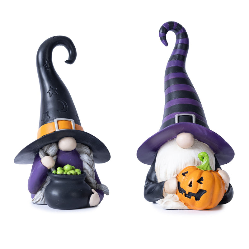 Poly Figurine (Set of 2) - Black / Orange / Purple