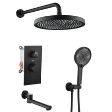 Load image into Gallery viewer, 10" Shower System Set With Control Valve And Overhead Shower

