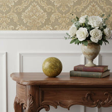Load image into Gallery viewer, Mache Hand Painted Orb Decorative Orb - Gold

