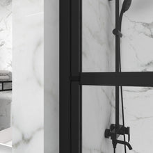 Load image into Gallery viewer, Bathtub Screen Panel Shower Door 180° Pivot - Black
