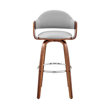 Load image into Gallery viewer, Swivel Low Back Counter Height Bar Chair - Gray
