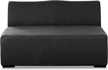 Load image into Gallery viewer, Polyester Blend Loveseat - Charcoal
