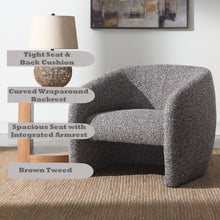 Load image into Gallery viewer, Livia - Accent Chair - Brown / Gray
