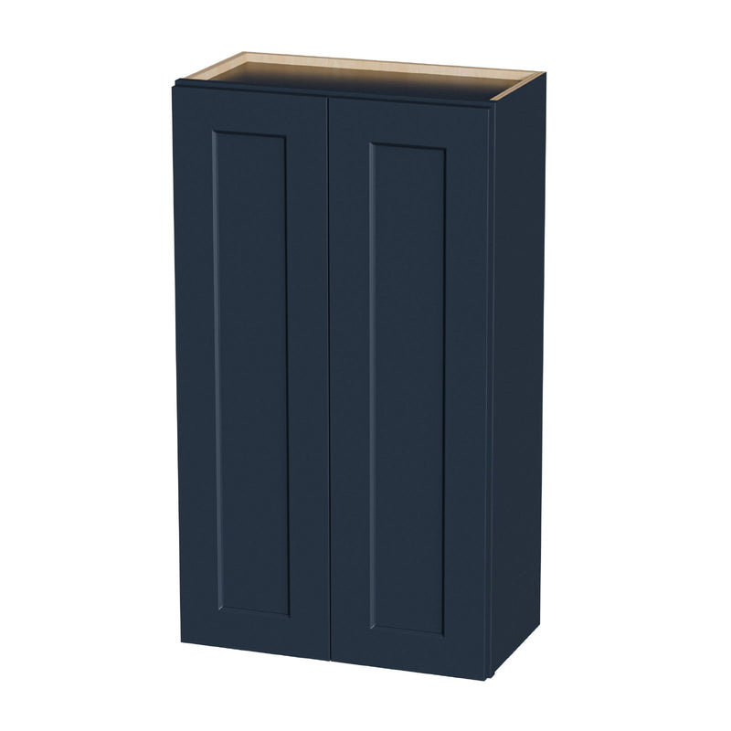 Shaker Wall Cabinet With Soft Close Hinges, Adjustable Shelves, Double Door