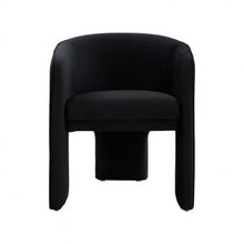 Load image into Gallery viewer, Velvet Barrel Chair - Black
