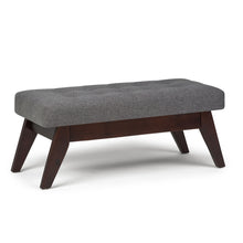 Load image into Gallery viewer, Draper - Upholstered Mid Century Tufted Ottoman Bench
