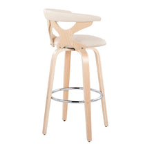 Load image into Gallery viewer, Gardenia - Contemporary Fixed Height Barstool With Swivel With Round Footrest (Set of 2)
