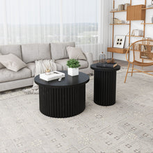 Load image into Gallery viewer, Modern Round Coffee Table And Side Table (Set of 2)
