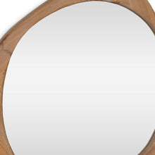 Load image into Gallery viewer, 32" Abstract Framed Accent Mirror - Brown
