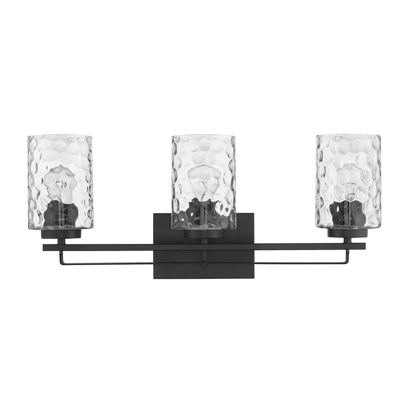 Livvy 3-Light Vanity - Matte Black