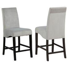 Load image into Gallery viewer, Upholstered Counter Stools (Set of 2) - Gray
