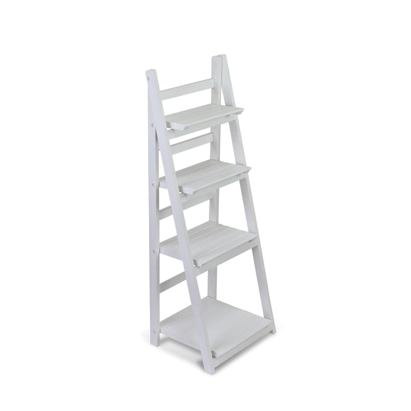 Four Tier Step Bookcase (738650) - White
