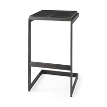 Load image into Gallery viewer, Solid Wood Backless Bar Height Bar Chair - Black
