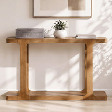 Load image into Gallery viewer, Console Table &amp; Bottom Shelf - Walnut
