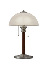 Load image into Gallery viewer, 23" Metal Standard Table Lamp With White Shade - Silver
