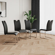Load image into Gallery viewer, Modern Dining Chairs With Padded Seat And Metal Legs
