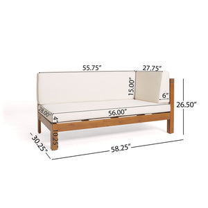 Brava - X Back Corner Bench