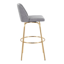 Load image into Gallery viewer, Toriano - Contemporary Fixed Height Barstool With Swivel And Round Footrest (Set of 2)

