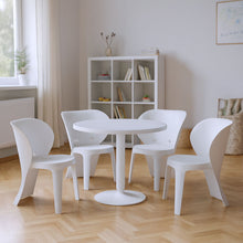 Load image into Gallery viewer, Contemporary Heavy Duty Plastic Juvenile Chairs (Set of 4) - White
