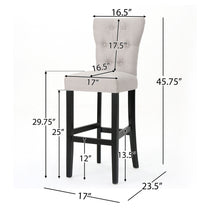 Load image into Gallery viewer, Elegant Barstool Set With Plush Cushioning
