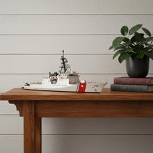 Load image into Gallery viewer, Hand Painted Model Boat (624482) - White
