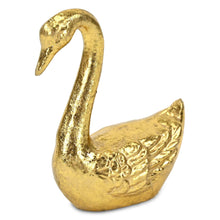 Load image into Gallery viewer, Swan Hand Painted Figurine - Gold
