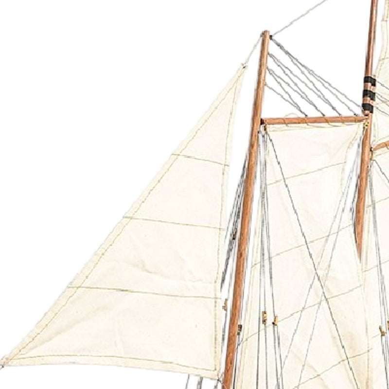 Hand Painted Boat (401988) - Brown