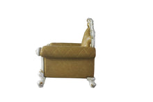 Load image into Gallery viewer, Faux Leather Tufted Arm Chair - Light Brown And Pearl
