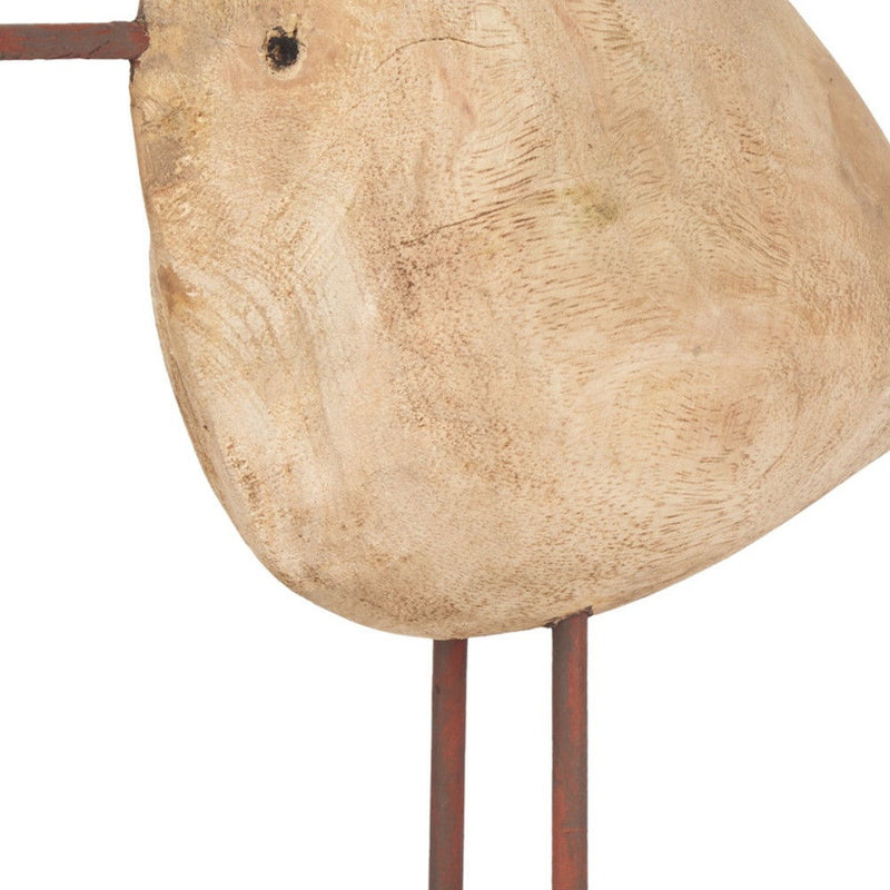 Bird Abstract Tabletop Sculpture - Brown