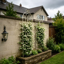 Load image into Gallery viewer, Metal Garden Rustproof Trellis For Climbing Plants Outdoor Flower Support
