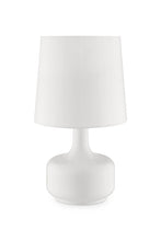 Load image into Gallery viewer, 17" Metal Bedside Table Lamp With Shade - White
