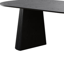 Load image into Gallery viewer, Double Pedestal Base Oval Dining Table - Black
