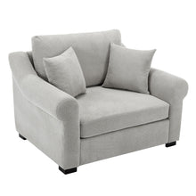 Load image into Gallery viewer, Modern Chenille Oversized Armchair, Chair And A Half, Single Sofa
