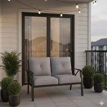 Load image into Gallery viewer, All-Weather Loveseat 2 Seats Sofa With Cushions
